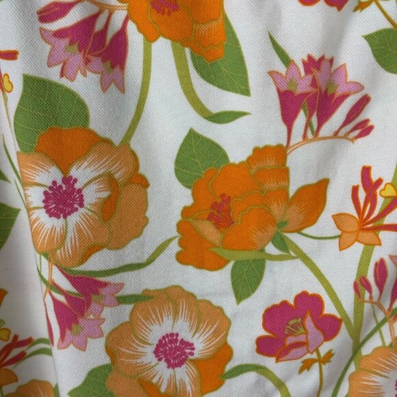 Lands' End Hawaiian Floral Skort Women's 3X Summer Beach Vacation Multicolor EUC - Picture 2 of 9